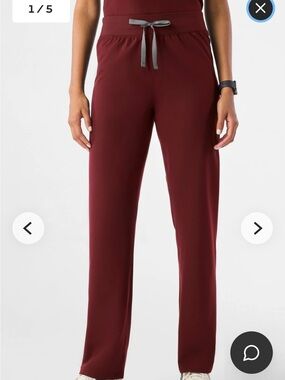 Figs Livingston High-Rise Straight-Leg Scrub Pant nwt